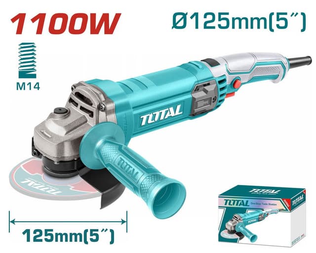 "ТОТАL" Углошлифовальная машинка, 125мм